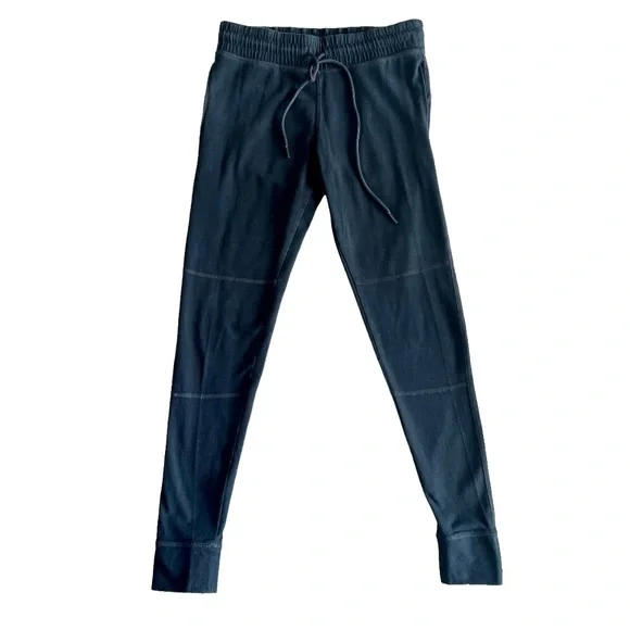 Pink Victoria's Secret Black Logo Joggers Sweat Pants - Picture 2 of 5